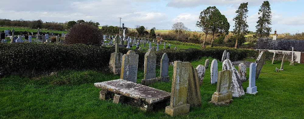 Grave Stones at Lohhra Cemetery, Tipperary, Ireland