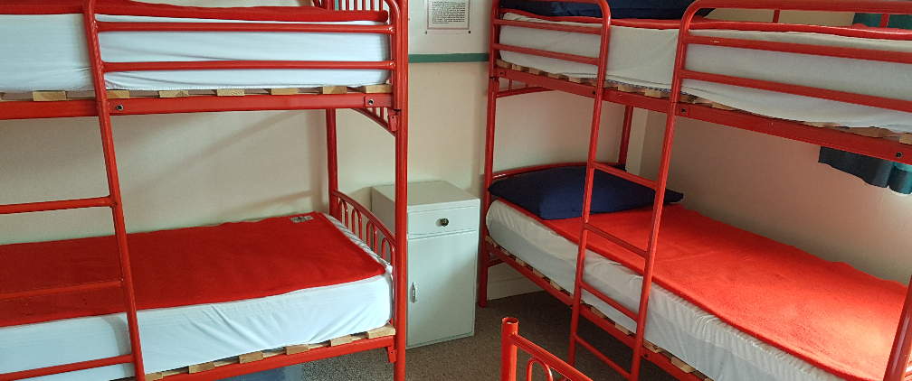 'Dormitory beds’ The High Heathercombe Centre, Dartmoor, UK - May 2017