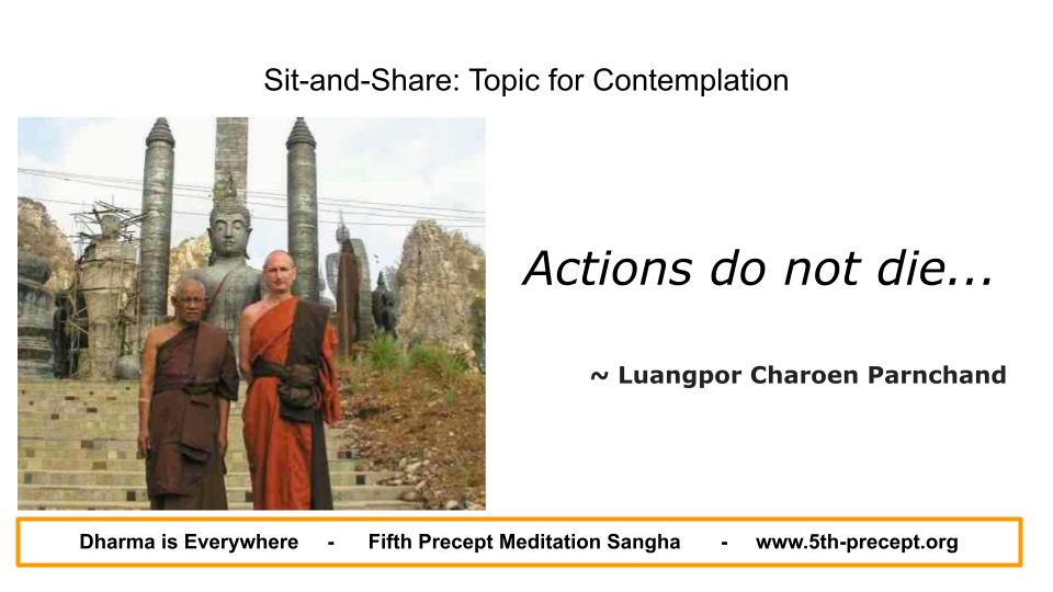 Image – ‘Luangpor Charoen Parnchand and (Phra) Vince Cullen’ - Wat Thamkrabok Monastery, Phraputthabat, Saraburi, Thailand - February 2003